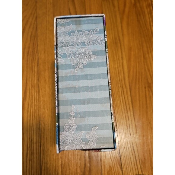 Elegant Storage Box Victorian Lace Fabric Scrapbook Theme 12.5 X 9 X 3.5” - Picture 4 of 11